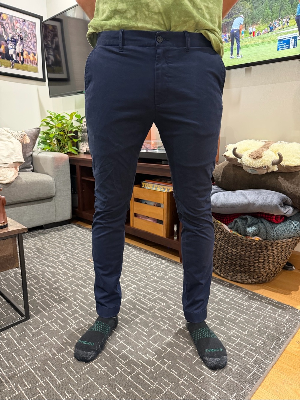 J. Crew Navy Slim Chinos